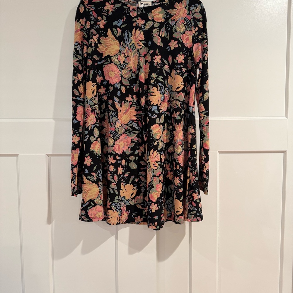 Show Me Your MuMu Multicolor Floral‎ Swing Dress